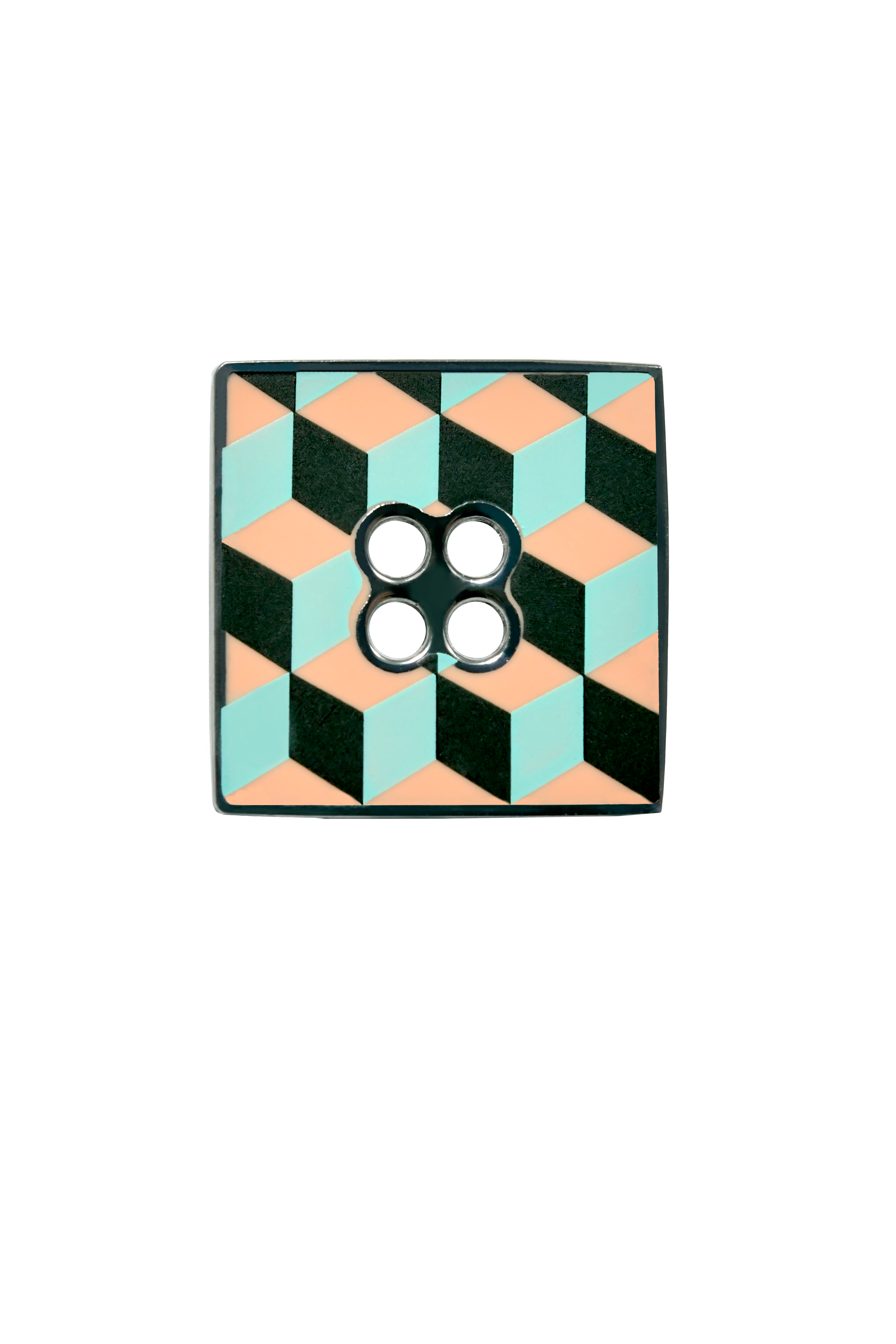 Colored Epoxy-Enamel Fill- Flap Button